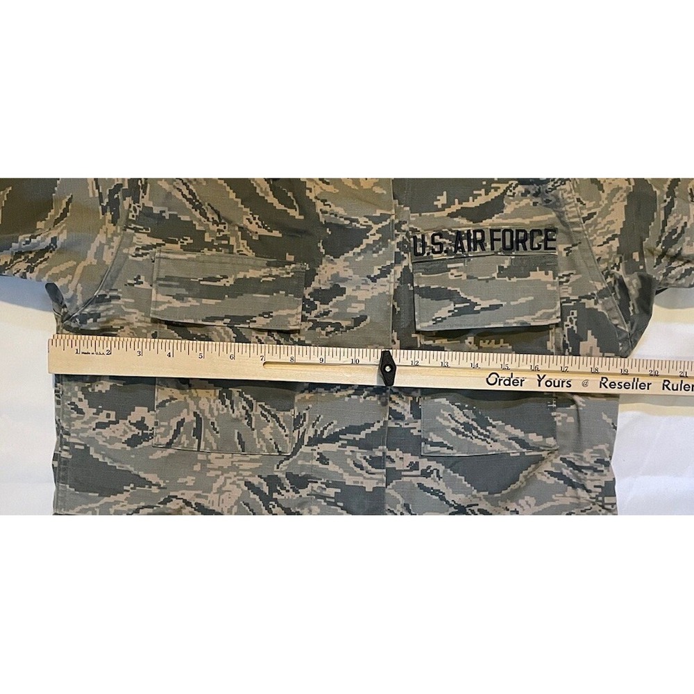 Womens Military Air Force Camouflage Utility Coat Jacket Size 6R - Picture 6 of 9